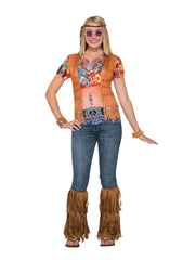 3D Tee Shirt Hippie Gal 1