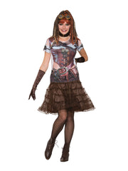 3D Tee Shirt Steampunk Gal *** 1