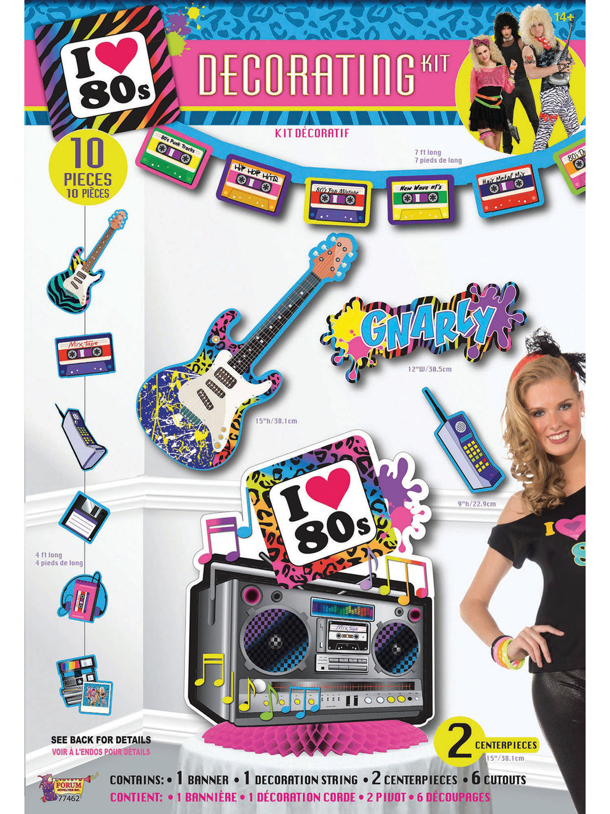 80S Party Decorating Kit 1