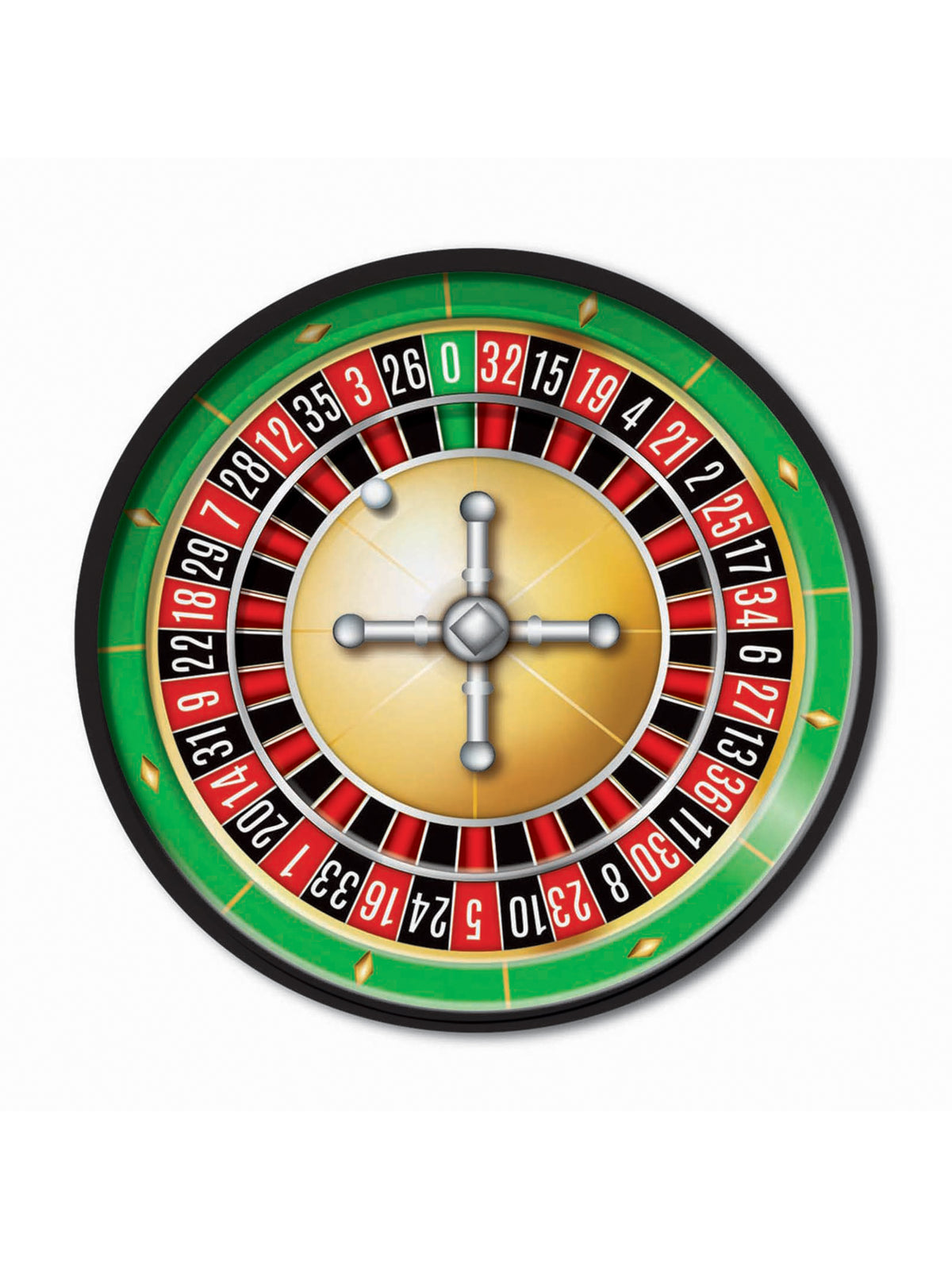 Casino Plates 9In (8Pcs) 1