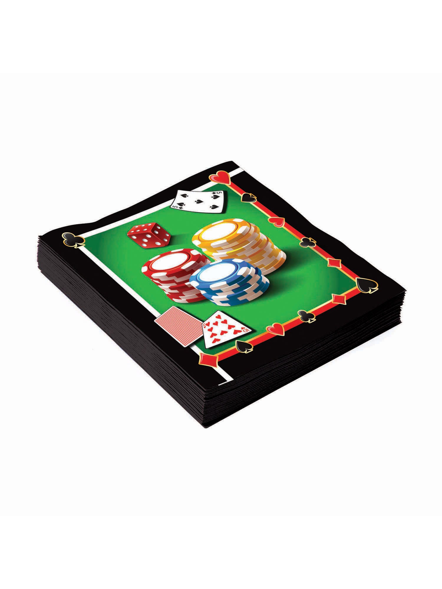 Casino Napkins 13In (16Pcs)