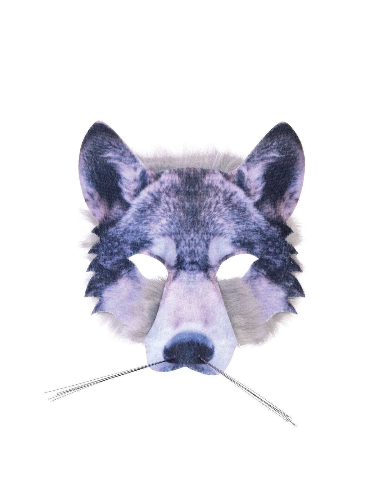 Wolf Face Mask Realistic Fur 1