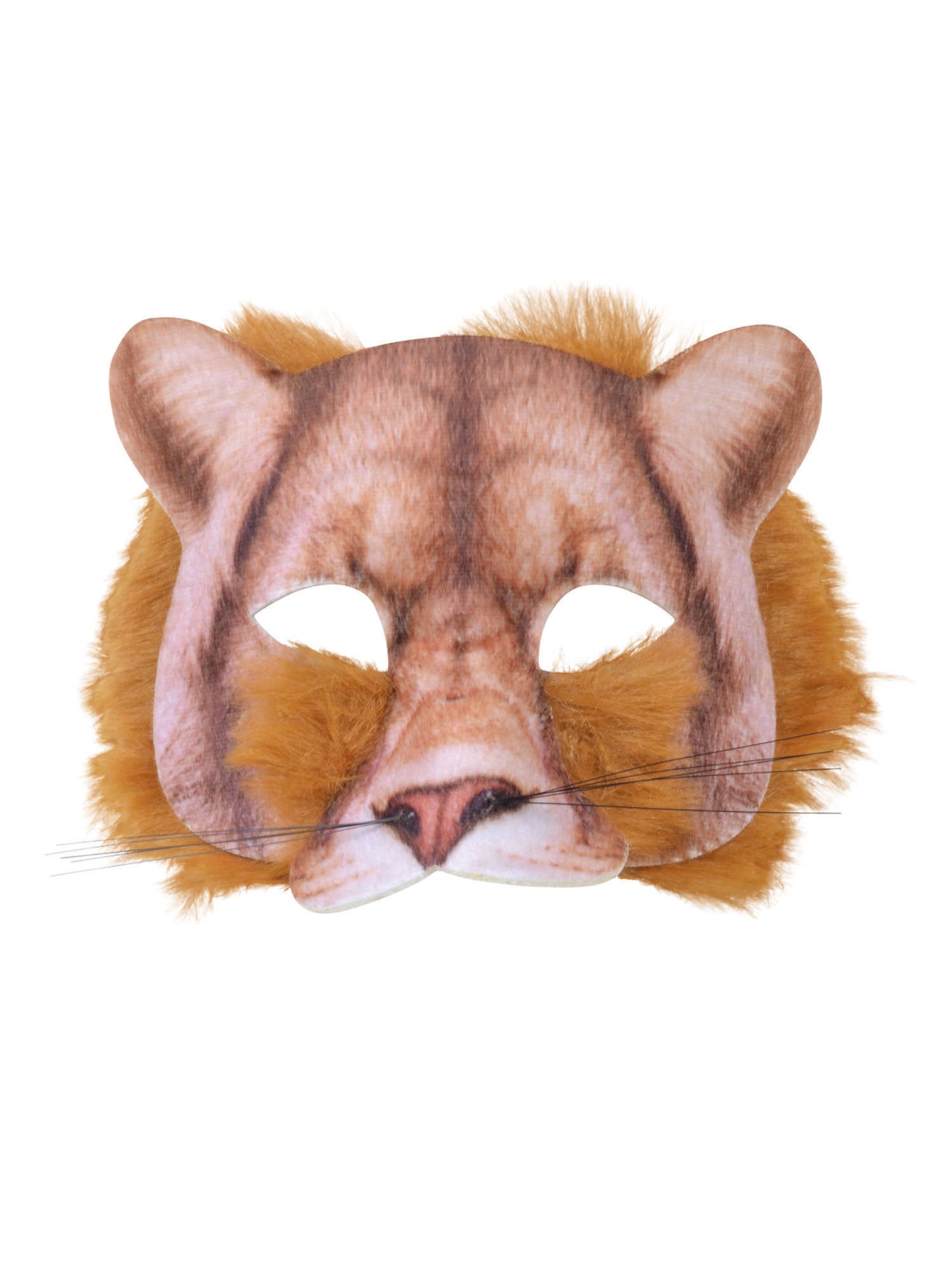 Lion Face Mask Realistic Fur