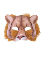 Lion Face Mask Realistic Fur