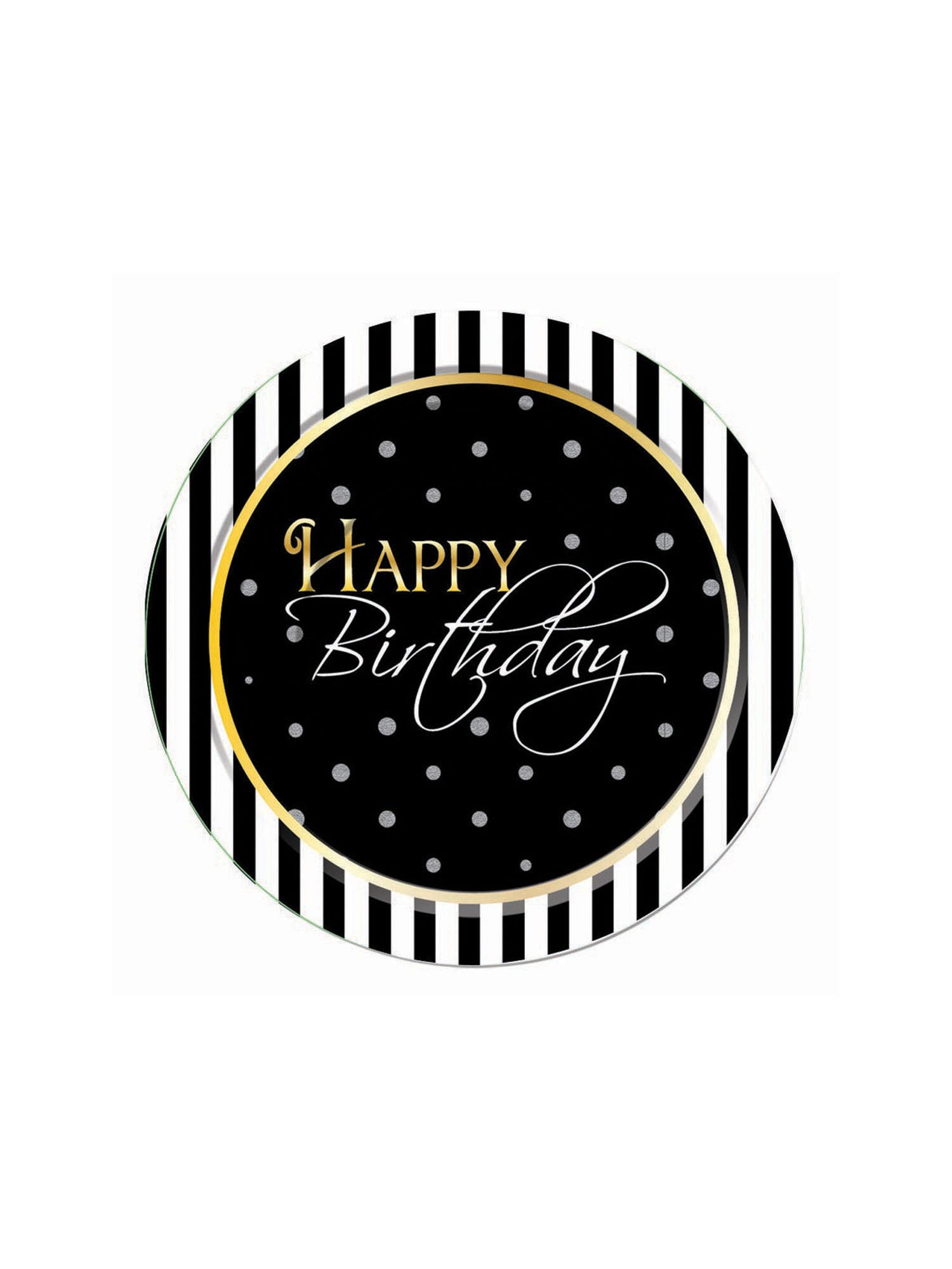 Birthday Elegant 17cm Plate