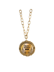 Medal Award Worlds Greatest Dad