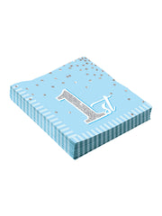 Birthday (1St) Boy Napkin 33Cm