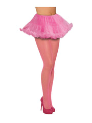 Fishnet Stockings Glitter Pink