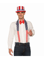 USA Patriotic Collar + Braces Set
