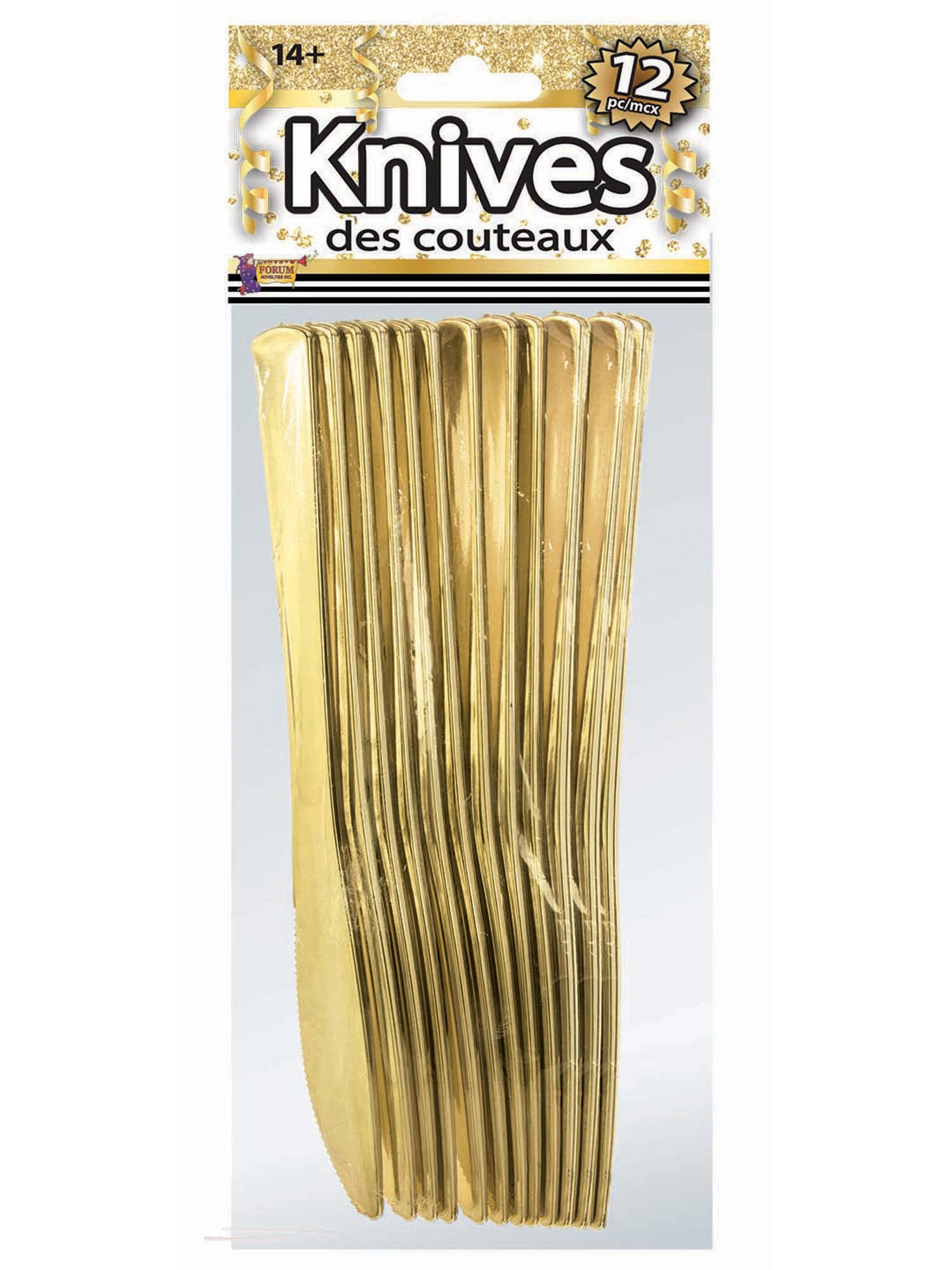 Gold Plated Knives ( 12 pack)