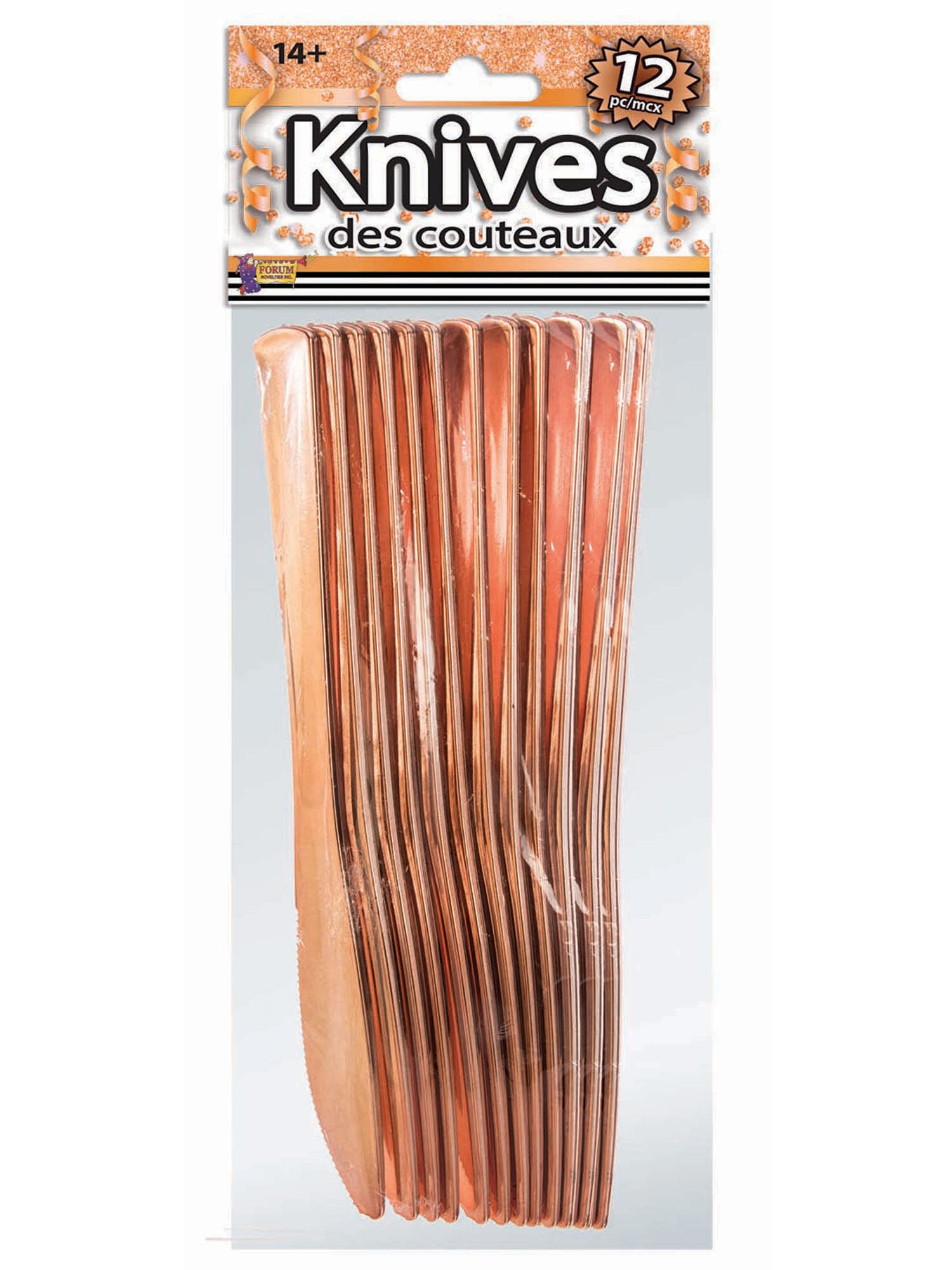 Rose Gold Knives ( 12 pack)
