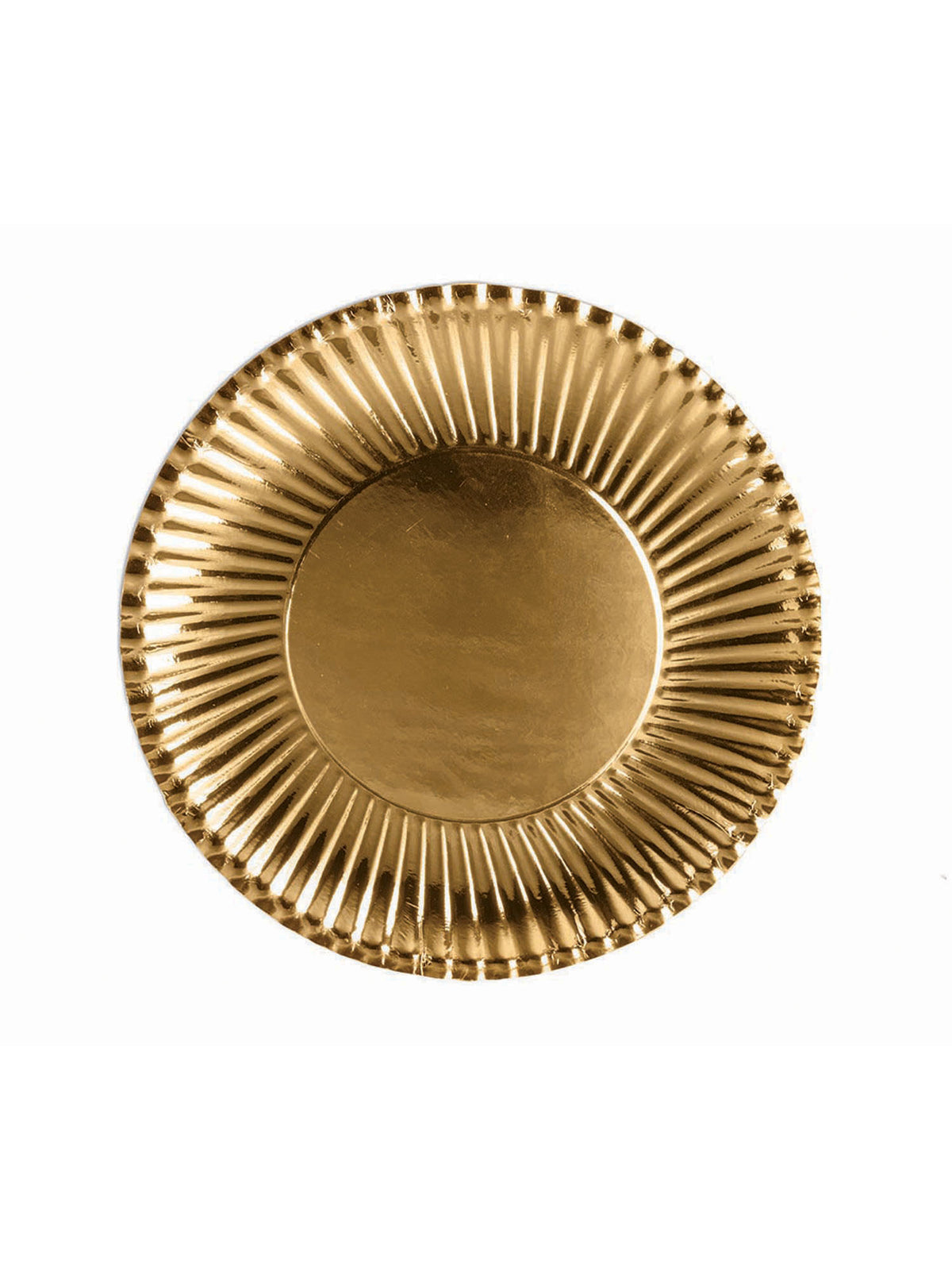 Gold Paper Plates Sml. (10 pack) 18cm 1