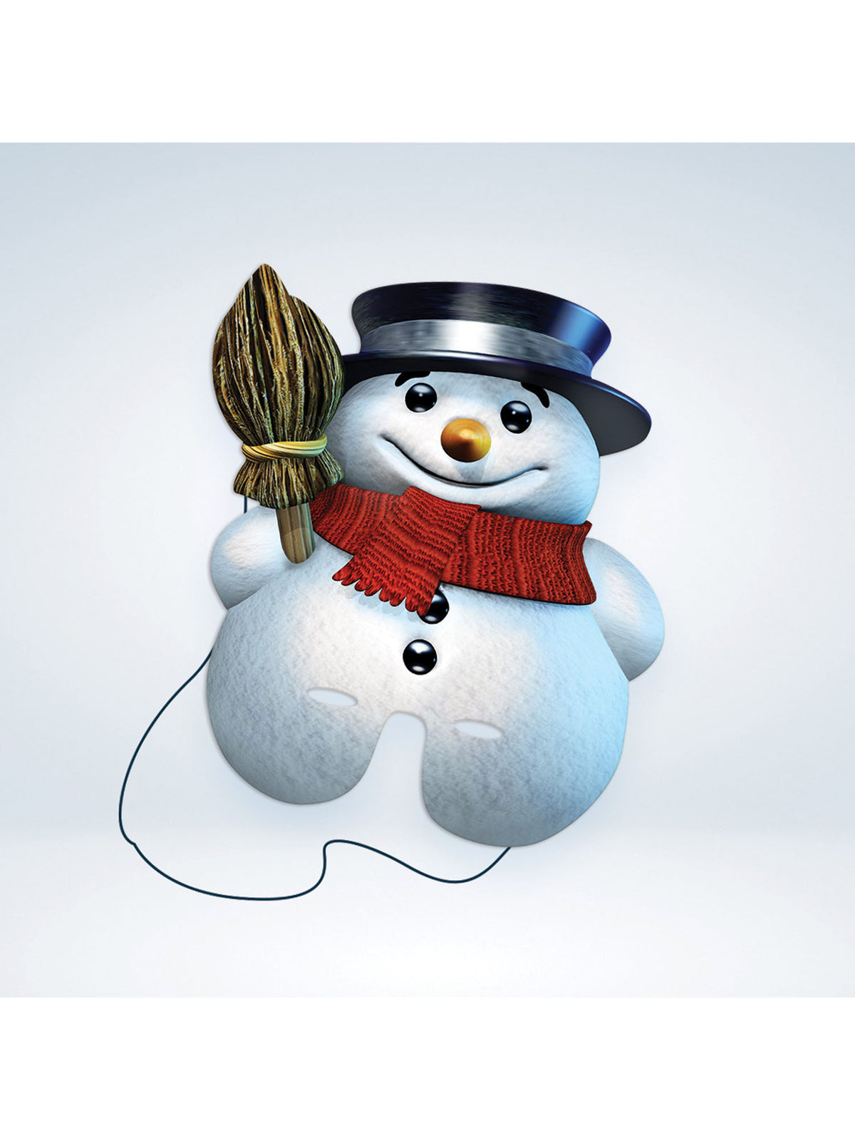 Snowman Character Face Mask 4