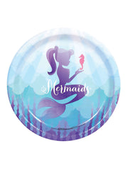 Mermaids Sea Green 22cm Plates