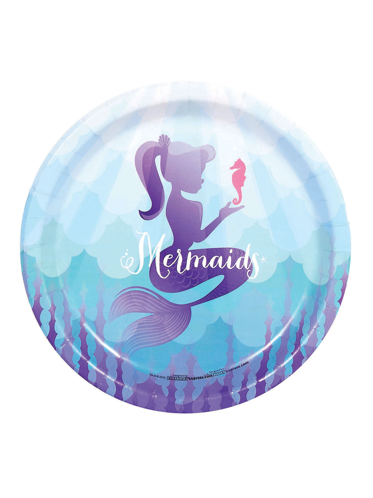 Mermaids Sea Green 22cm Plates 1