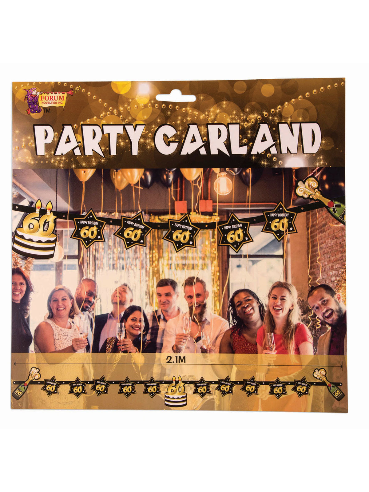 60th Birthday Party Garland 1