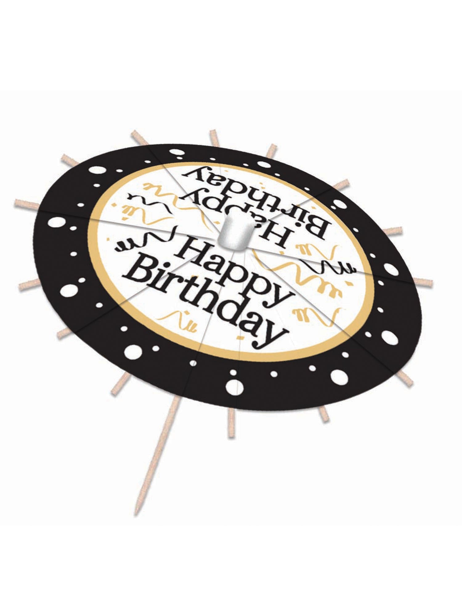 Drink Umbrella Happy Birthday