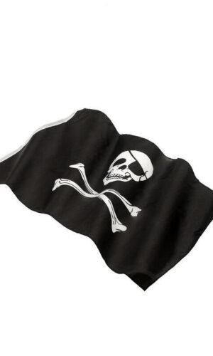 Pirate Flag, approx 152x91cm / 60x36in, Black