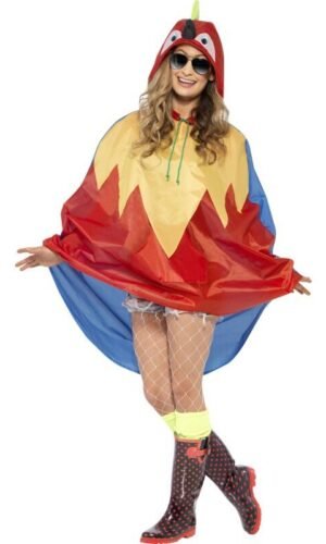 Parrot Party Poncho