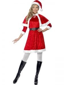 Miss Santa Costume, Red
