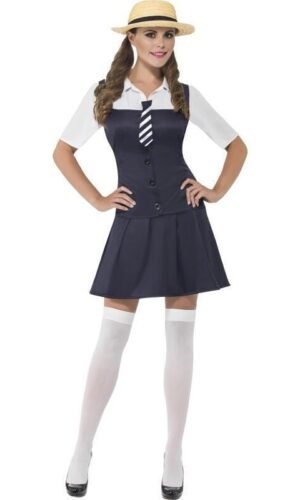 School Girl Costume, Black
