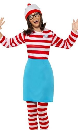 Where's Wally? Wenda Costume, Red & White