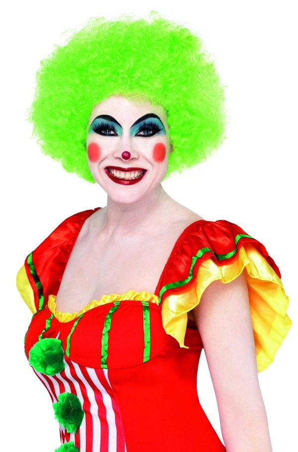 Crazy Clown Wig, Green - Fancy Dress Town, Superheroes & Halloween ...