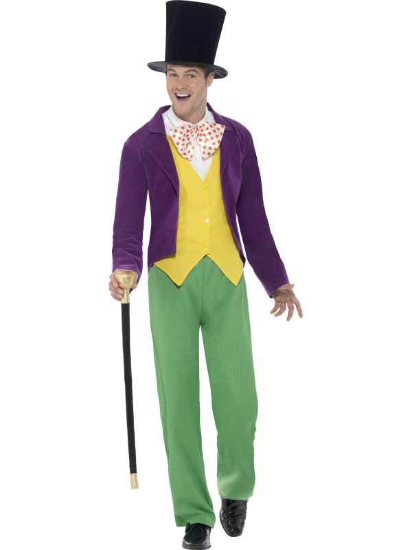 Roald Dahl Willy Wonka Costume - Fancy Dress Town, Superheroes ...