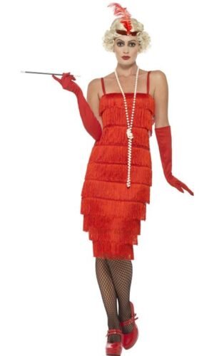 Flapper Costume, Red