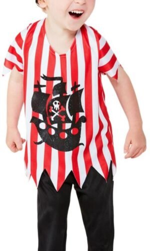 Toddler Jolly Pirate Costume, Multi-Coloured