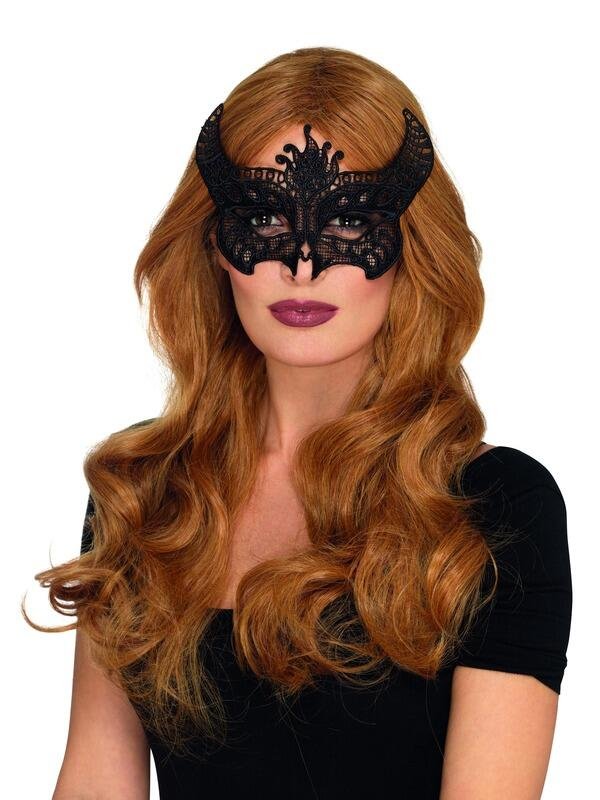 Lace Filigree Devil Mask - Fancy Dress Town, Superheroes & Halloween ...