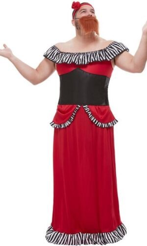 Bearded Lady Costume, Red