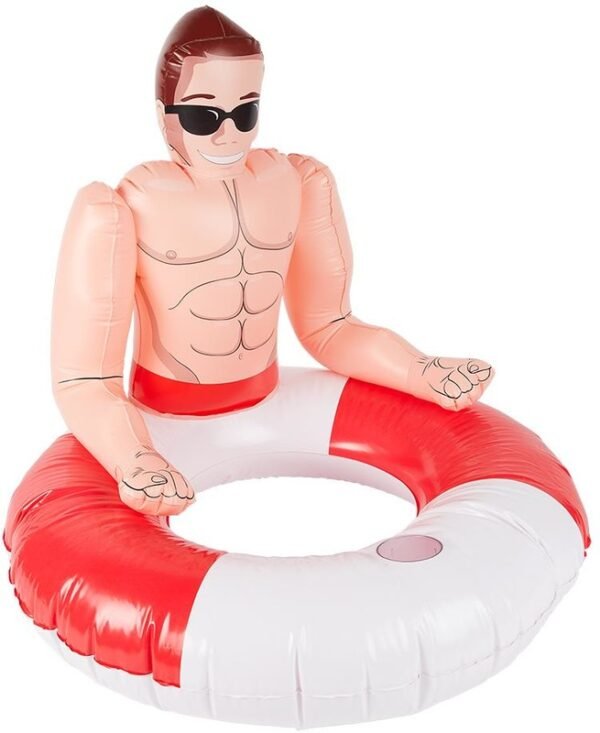 inflatable pool hunk