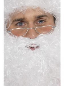 Santa Half Moon Specs, Silver