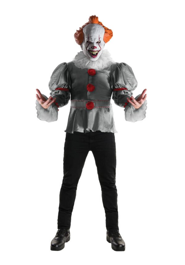 Pennywise Clown Deluxe Costume - Pennywise Halloween Fancy Dress