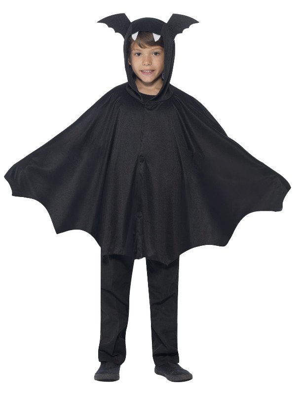 Bat Cape, Black - Fancy Dress Town, Superheroes & Halloween Costumes ...