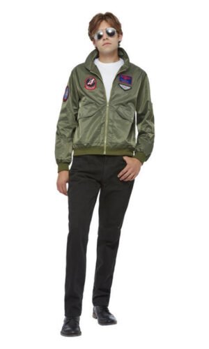 Top Gun Maverick Bomber Jacket, Green