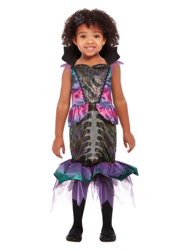 Toddler Dark Mermaid Costume Purple Fancy Dress Town