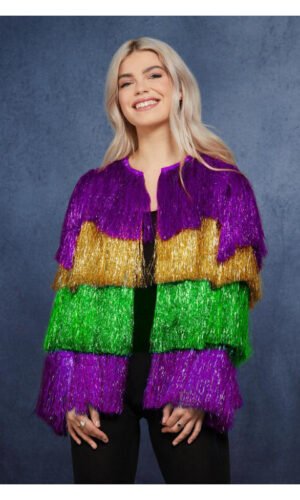 Fever Tinsel Mardi Gras Jacket
