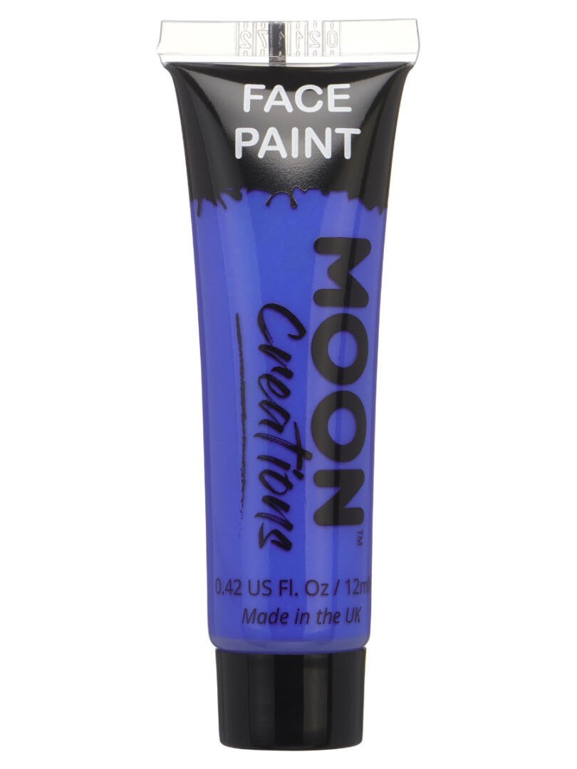 Moon Creations Face & Body Paint, Dark Blue