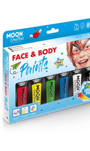 Moon Creations Face & Body Paint, Assorted