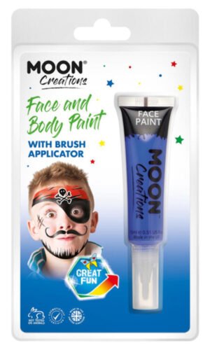 Moon Creations Face & Body Paints, Dark Blue