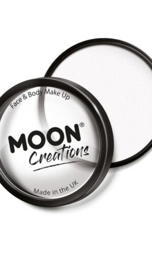 Moon Creations Pro Face Paint Cake Pot, White