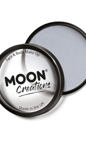 Moon Creations Pro Face Paint Cake Pot, Light Grey