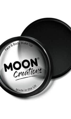 Moon Creations Pro Face Paint Cake Pot, Black
