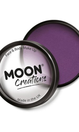 Moon Creations Pro Face Paint Cake Pot, Purple