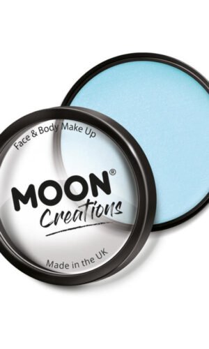 Moon Creations Pro Face Paint Cake Pot, Light Blue