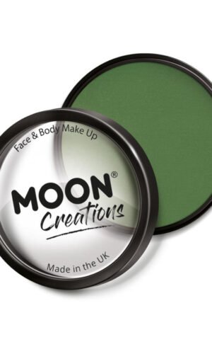Moon Creations Pro Face Paint Cake Pot,Grass Green