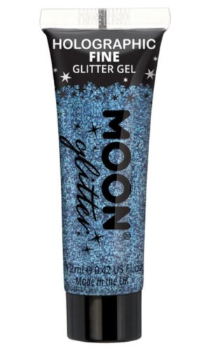 Moon Glitter Holographic Fine Glitter Gel, Blue