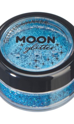 Moon Glitter Holographic Glitter Shakers, Blue